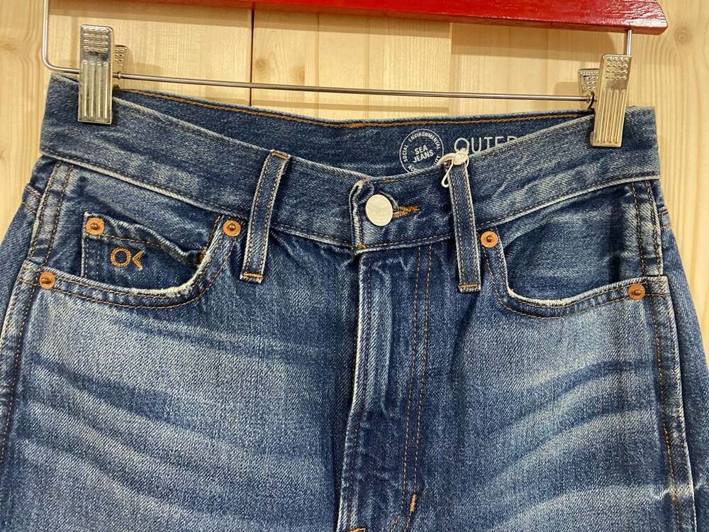 NWT Outerknown Sea Jeans The Brook Wide Leg Denim Pants 24 x 27 - Picture 4 of 12